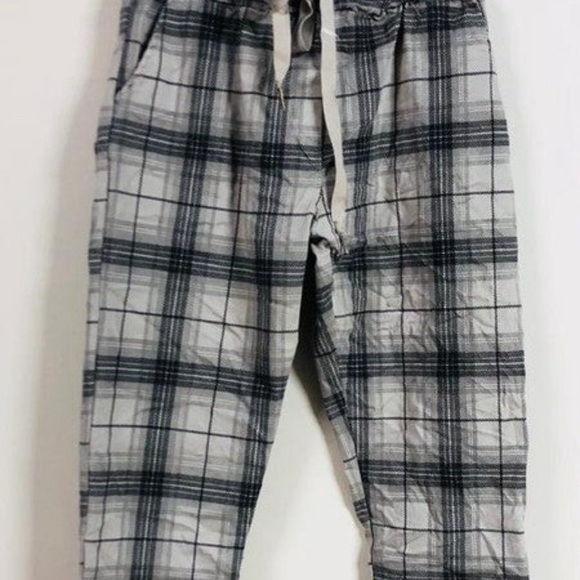 NWT, Italian Plaid Crinkle Joggers by Venti6, size Medium - Picture 1 of 2